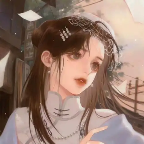 古风小众温柔系女头像二花心定有何人捻晕晕如娇靥