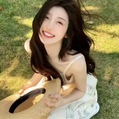 阳光头像女活力