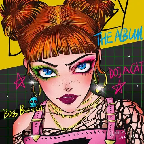 这张是《猛禽小队》小丑女歌曲专辑封面,boss bitch- doja cat