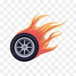 下载 png下载psd红色轮胎风火轮下载 png下载ai创意汽车轮胎素材图