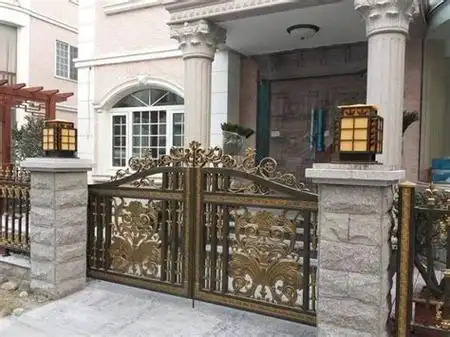 农村院子围墙大门图片