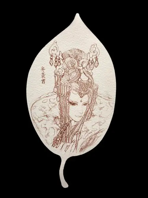 【霹雳布袋戏·黑罪孔雀】弁袭君手绘线稿