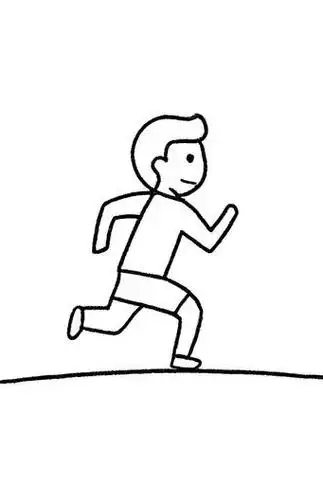 🏃‍♂️一个人跑步简笔画来啦!