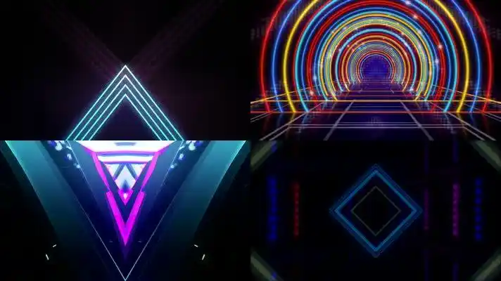 巴黎时装周走秀音乐led大屏舞台背景视频舞台背景