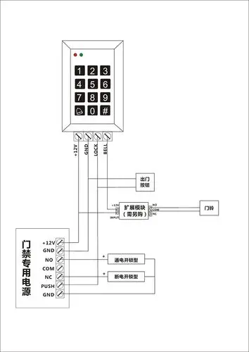 首页 产品中心 门禁一体机 单门禁(a款黑色)读卡距离 65mm(id) 输出