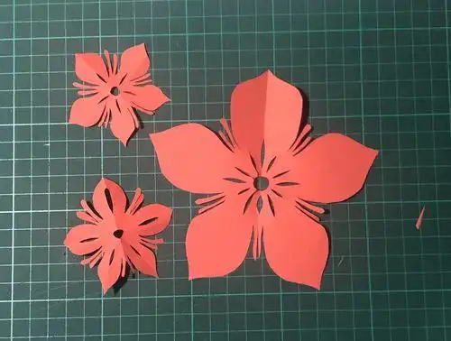 如何制作dy样的剪纸桃花 手工剪纸图片大全简单-蒲城教育文学网