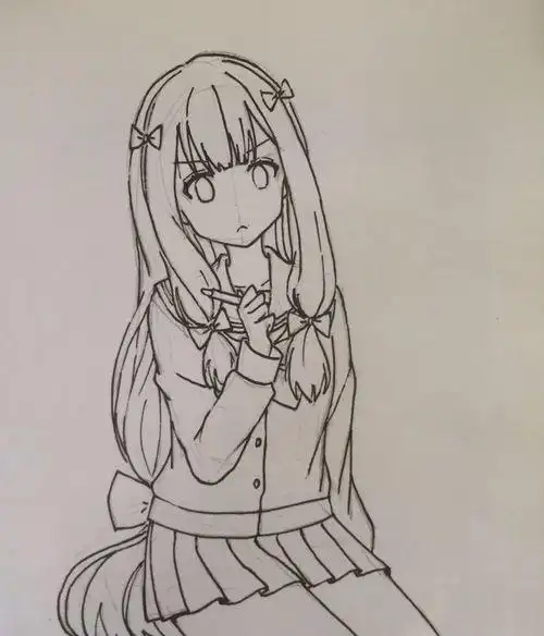 动漫人物速写教程