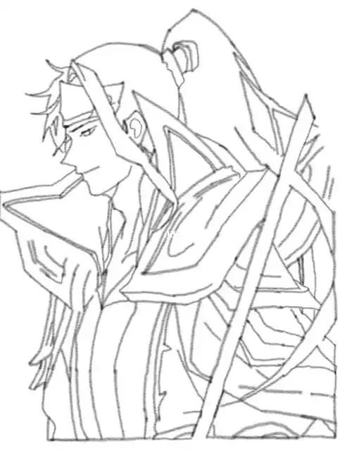 王者荣耀韩信绘画