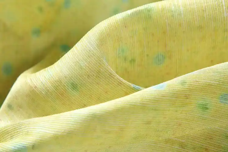 凤凰瑶艺2017春季新款七分袖丝麻连衣裙女收腰印花中长裙