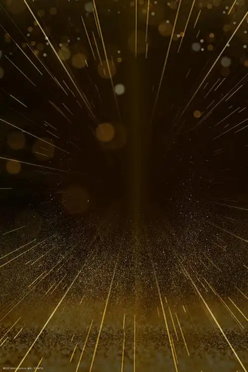 黑金系鎏金海报背景