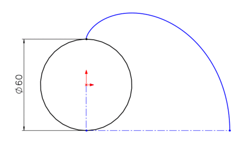 渐开线草图动画