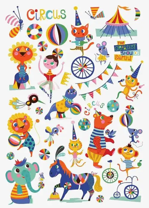 马戏团免抠素材免费下载_觅元素51yuansu.com