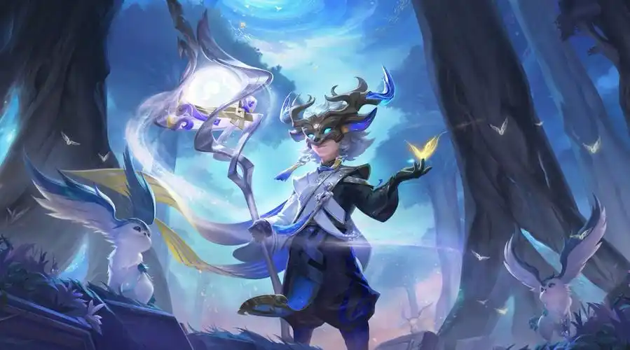 《王者荣耀》s34赛季鬼谷子新皮肤【天穹祈灯】