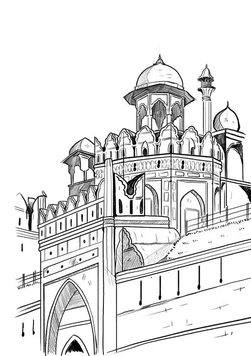 城堡|插画|创作习作|能力不足工作室 - 原创作品 - 站酷 (zcool)