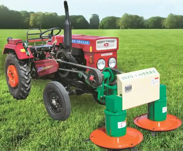 四轮拖拉机配套 前置割晒机 单双圆盘割草机 苜蓿麦草牧草收割机