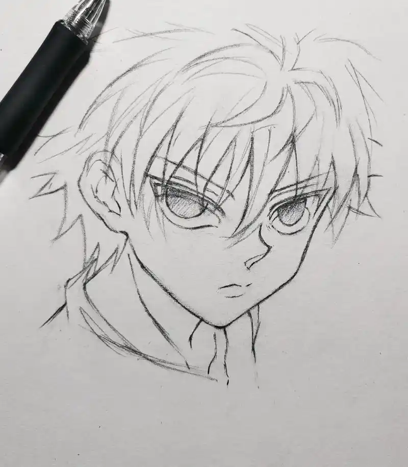 奇犽 #全职猎人 #手绘  - 抖音