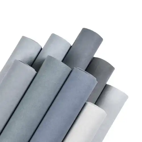 白色墙布简约现代米白无缝家用珠光羊绒壁布无缝墙布