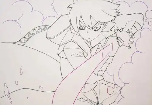 没事,先来肝一张帅气的阿柒,  期待首席提前回归!