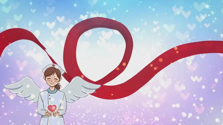 512护士节背景4k护士节主题舞台背景国际护士节背景