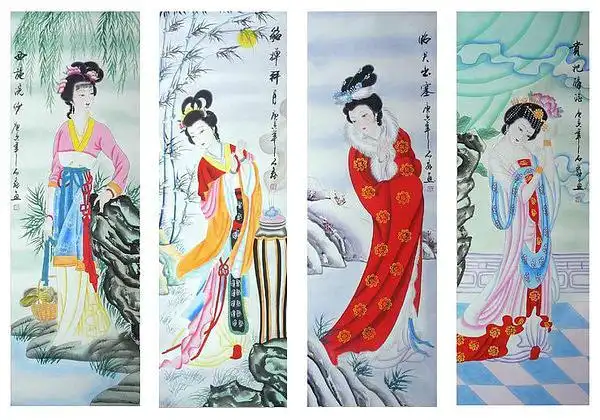 幼与丹青约四大美女图