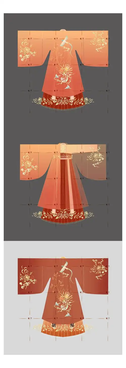 汉服设计汉服花纹设计