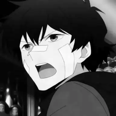 二次元男生暗黑头像高清黑白系列的男生炫酷暗黑头像图片