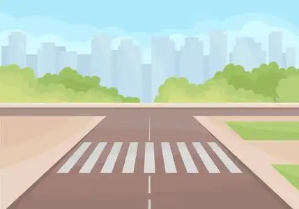 十字路口卡通图片