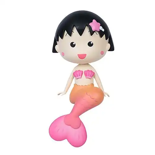 正版樱桃小丸子美人鱼列盲盒经典手办玩具可爱礼物公仔潮玩盲盒