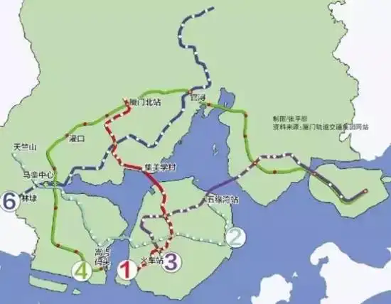 惊喜珍藏厦门10条地铁站点完整版曝光