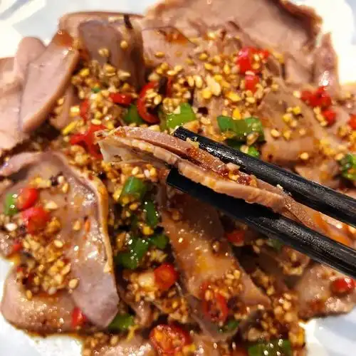 椒麻鱼做的凉拌猪舌