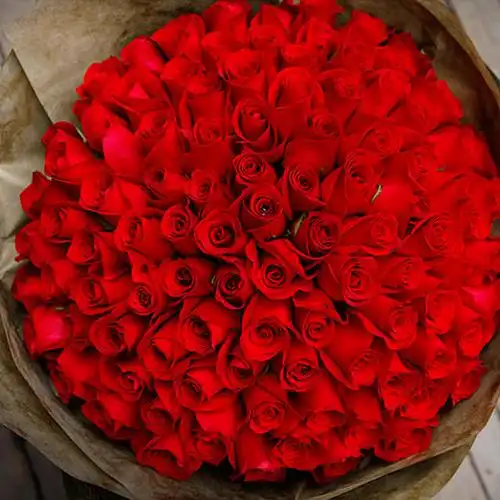 殷情99支玫瑰花束