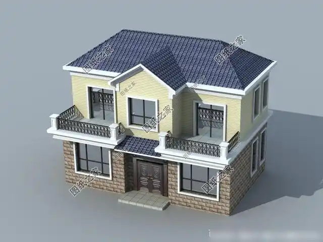 新农村80平米二层房屋设计图纸精简户型地方不大也能合理规划