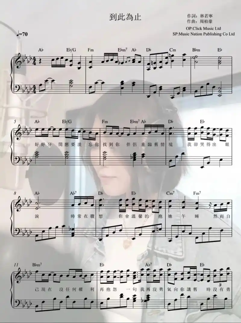 连诗雅 #到此为止连诗雅 #到此为止钢琴谱 #连诗雅演唱会 - 抖音