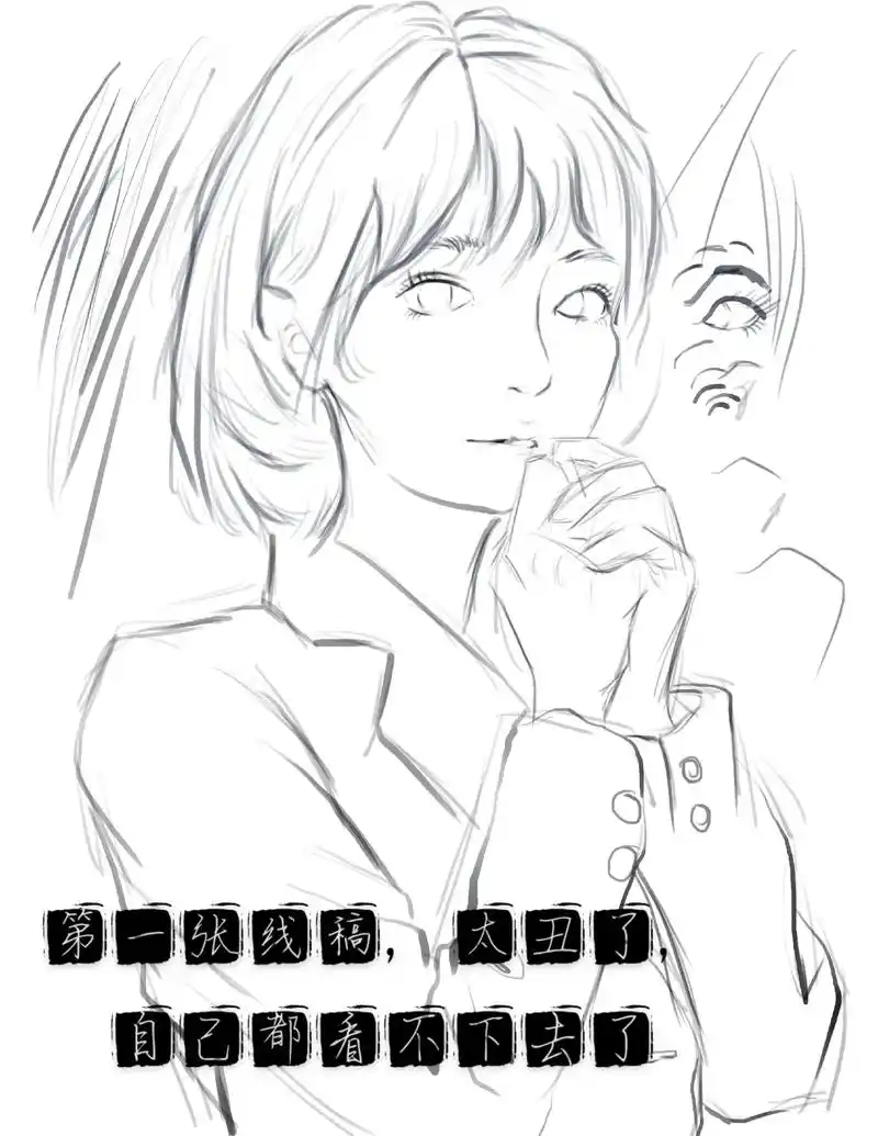 ps  作为ps小白的我就从线描开始学起吧!# - 抖音