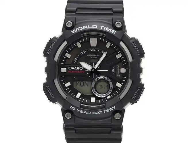 【99预告,88vip】casio 卡西欧 aeq-110w 防水多功能户外腕表