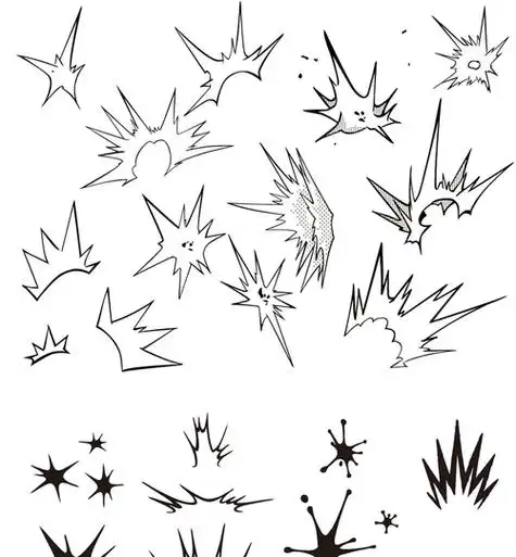 简笔画爆炸-简笔画-369作文网