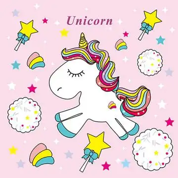 彩虹马独角兽图片