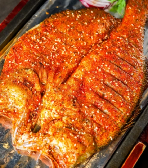 从没吃过正宗的罗布泊烤鱼那是你没去丽丽古尔