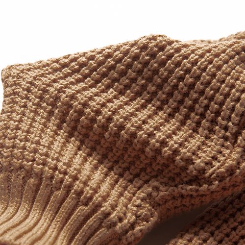 毛衣秋冬宽松松日复古粗针玉米粒线衣打底圆领针织衫