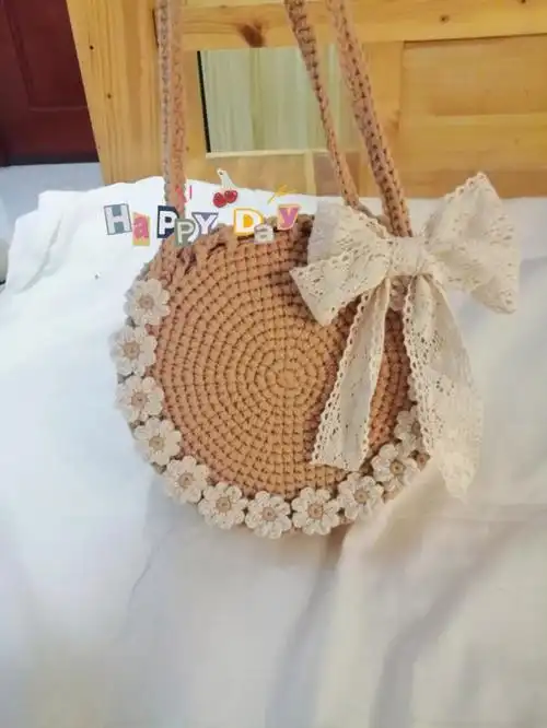 又有姐妹喜欢这个,图解更新#钩针  #包包分享  #钩针图解  #钩针包包