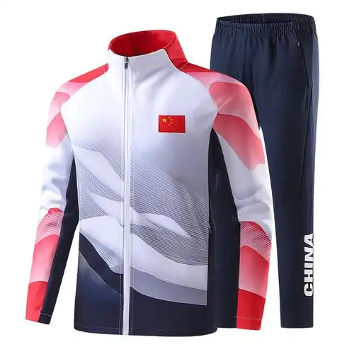 国家队运动服套装男女武术训练教练服中国国服团运动套装