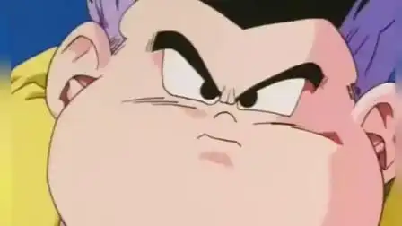 龙珠z:悟天与特兰克斯三次融合,悟天克斯说话还带重音效果