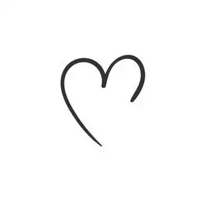 爱桃心手绘涂鸦心脏图标.爱情符号照片