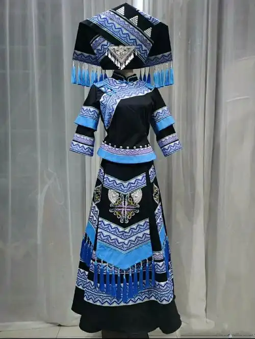 广西壮族三月三服饰少数民族传统重工民族服装壮族服饰少数民族传统重