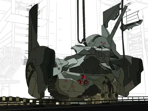 手绘练习eva新世纪福音战士初号机