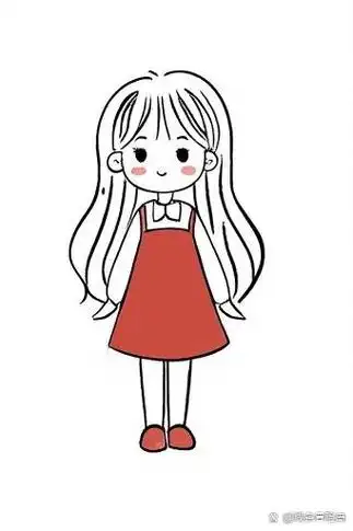 👧小女孩简笔画q版✨