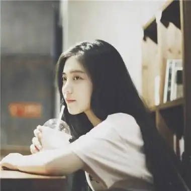 女生头像侧面长发唯美图片精选