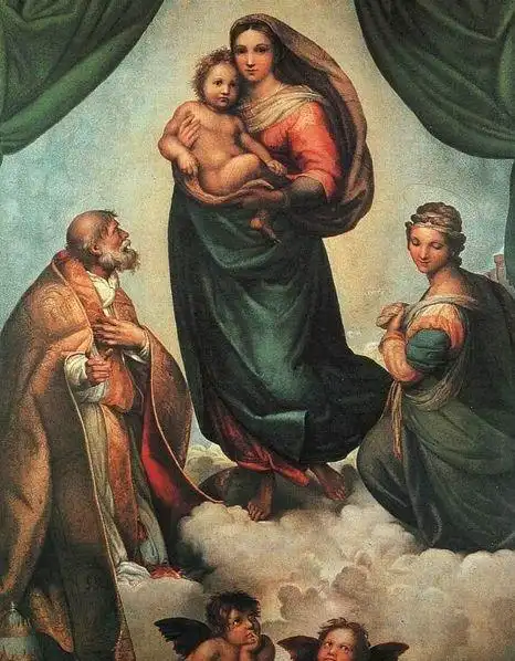 美术名家米开朗琪罗的西斯廷教堂天顶画