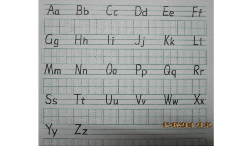 汉语拼音字母表(大小写)