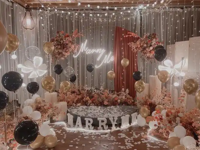 室内求婚如何布置室内求婚场地布置攻略